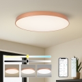 BRILAGI - Zatemnjiva LED stropna svetilka POOL SMART LED/128W/230V 100 cm 3000-6000K Wi-Fi Tuya bronasta + daljinski upravljalnik