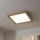Brilagi - Zatemnjiva LED stropna svetilka SLIMFRAME WOOD LED/36W/230V 49,5x49,5 cm 3000-6000K rjava + daljinski upravljalnik