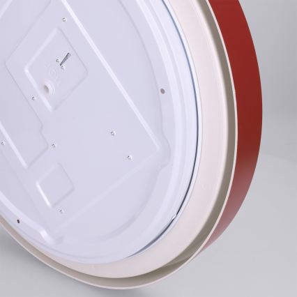 Brilagi - LED zatemnjevalna stropna svetilka MATTEO LED/48W/230V 3000-6500K, premer 41 cm, rdeča + daljinski upravljalnik