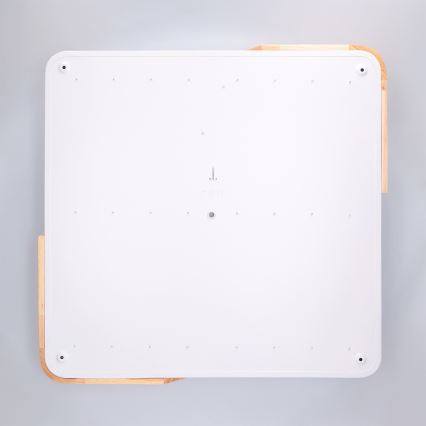 Brilagi - LED stropna svetilka PILANA z možnostjo zatemnitve LED/60W/230V 3000-6500K hrast/bela 56x56 cm + daljinski upravljalnik