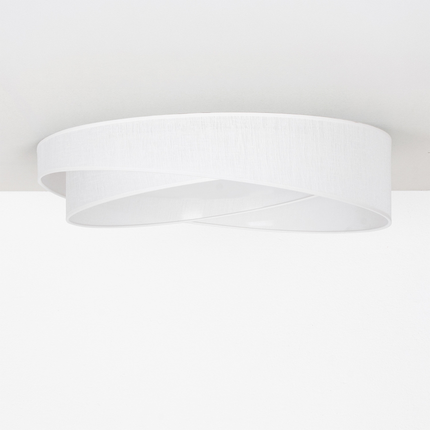 BRILAGI - LED stropna svetilka z zatemnitvijo VELVET TWIST LED/36W/230V 3000-6000K premer 65 cm Wi-Fi Tuya Beacon bela + daljinski upravljalnik