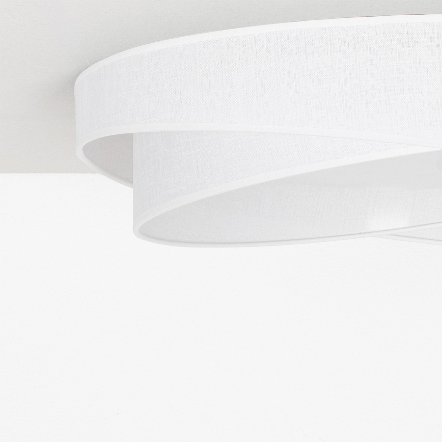 BRILAGI - LED stropna svetilka z zatemnitvijo VELVET TWIST LED/36W/230V 3000-6000K premer 65 cm Wi-Fi Tuya Beacon bela + daljinski upravljalnik