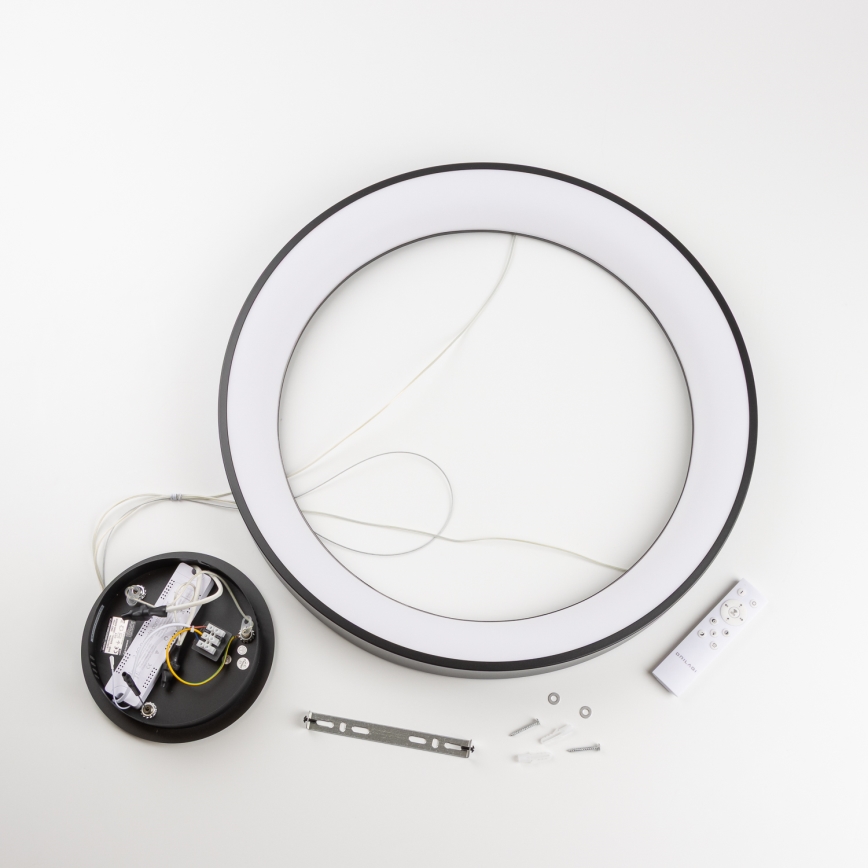 Brilagi - LED lestenec z zatemnitvijo na kablu FALCON II LED/99W/230V 3000-6500K Ø 60 cm črn + daljinski upravljalnik