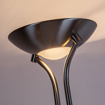 Brilagi - Zatemnjevalna talna svetilka SCARLETT 1xR7s/230W/230V + 1xG9/40W matni krom