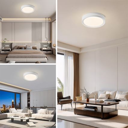 Brilagi - LED zatemnjevalna stropna svetilka KREON LED/54W/230V 3000-6000K bela, premer 38 cm + daljinski upravljalnik