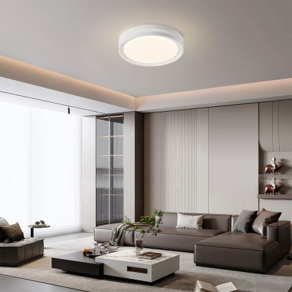 Brilagi - LED zatemnjevalna stropna svetilka KREON LED/54W/230V 3000-6000K bela, premer 38 cm + daljinski upravljalnik