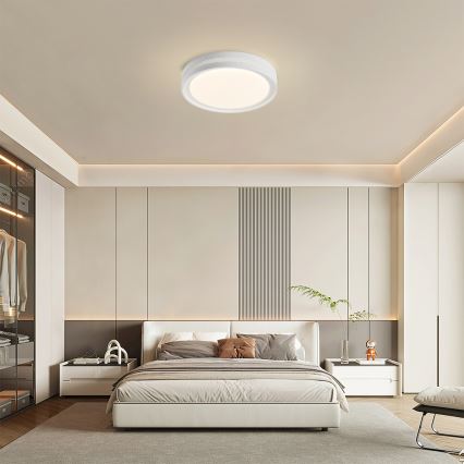 Brilagi - LED zatemnjevalna stropna svetilka KREON LED/54W/230V 3000-6000K bela, premer 38 cm + daljinski upravljalnik