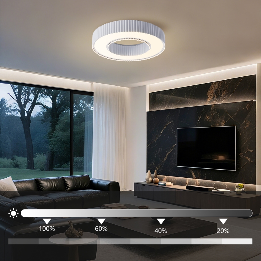 Brilagi - LED zatemnjevalno stropno svetilo LUMIX LED/48W/230V 3000-6000K belo premer 50 cm + daljinski upravljalnik