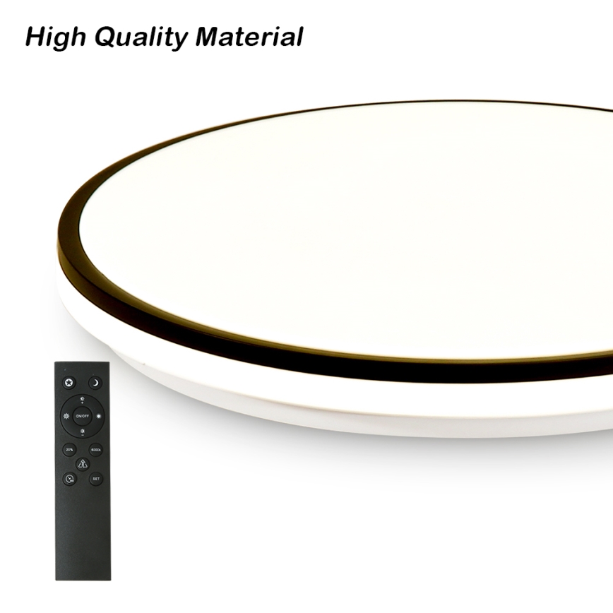 Brilagi - Zatemnjiva LED stropna svetilka SMART LED/36W/230V Ø 48 cm 3000-6000K Wi-Fi Tuya Beacon + daljinski upravljalnik