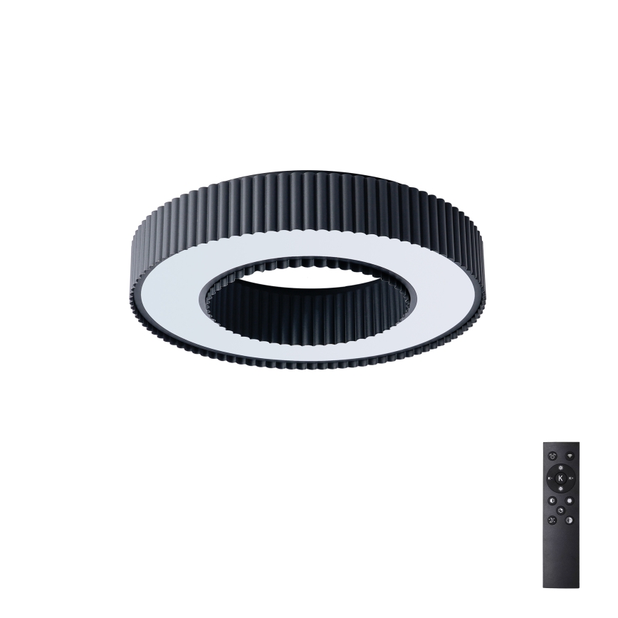 Brilagi - LED zatemnljivo stropno svetilo LUMIX LED/48W/230V 3000-6000K črna premer 50 cm + daljinski upravljalnik