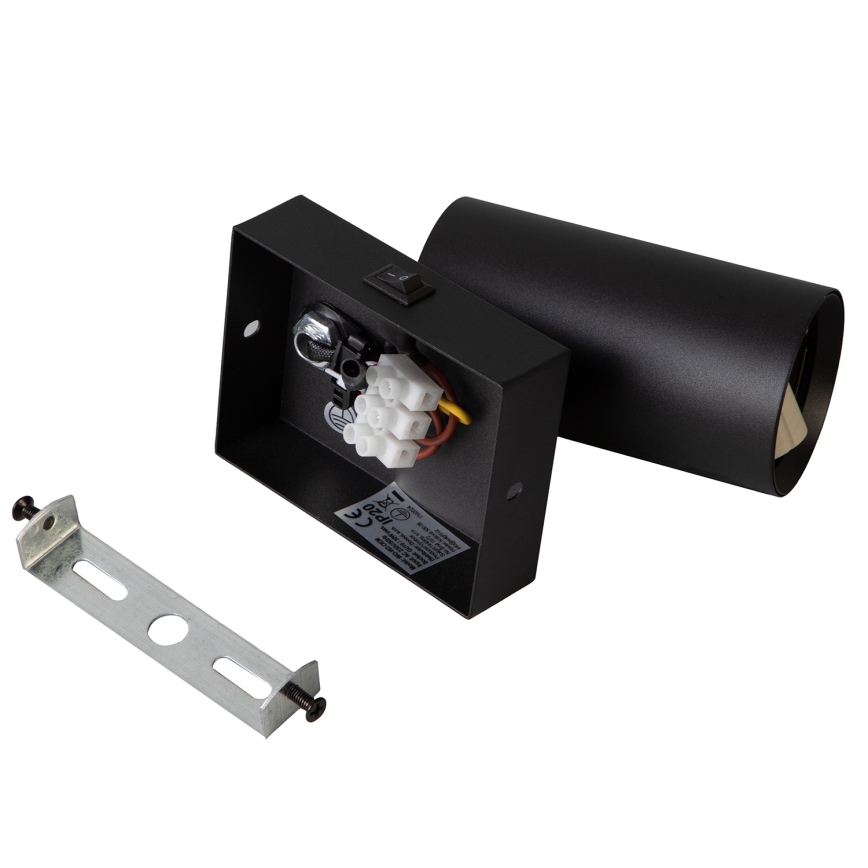 Brilagi - LED RGBW zatemnljivo stensko točkovno svetilo SELE 1xGU10/4,8W/230V 3000K črno + daljinski upravljalnik