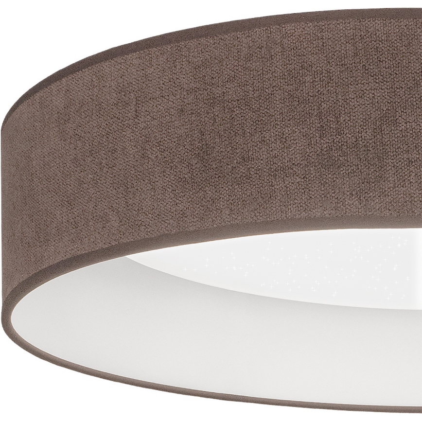 Brilagi - LED stropna svetilka z zatemnjevanjem VELVET SMARTIX STARS LED/36W/230V 3000-6000K, premer 55 cm, rjava, Wi-Fi Tuya Beacon + daljinski upravljalnik