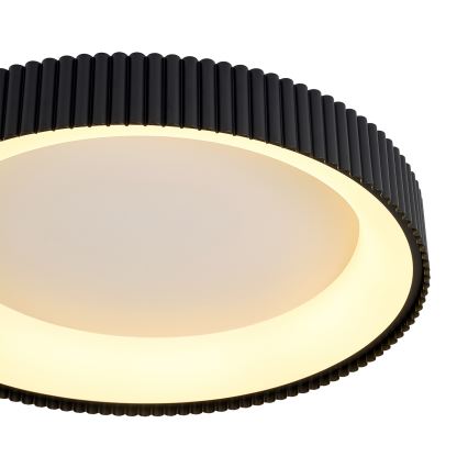Brilagi - Zatemnljivo LED stropno svetilo FALCON MODERN LED/54W/230V 3000-6500K premer 60 cm črna + daljinski upravljalnik
