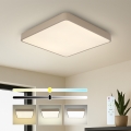 Brilagi - Zatemnjivo LED stropno svetilo POOL SQUARE LED/48W/230V 3000-6000K 50x50 cm bež + daljinski upravljalnik