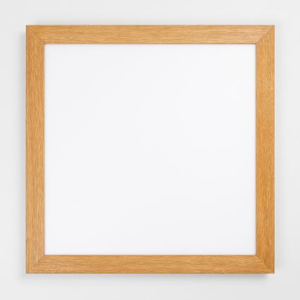 Brilagi - Zatemnljivo LED stropno svetilo SLIMFRAME WOOD LED/58W/230V 64x64 cm 3000-6000K rjava + z daljinskim upravljalnikom