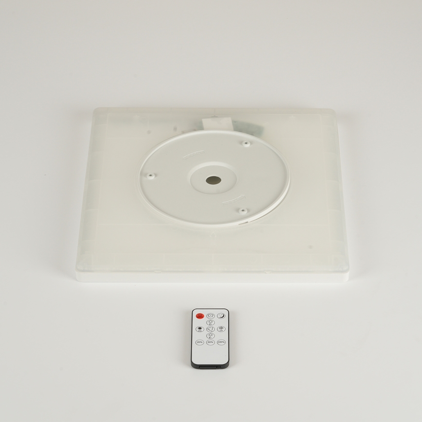 Brilagi - zatemnjiva LED stropna svetilka ULTRA SLIM LED/18W/230V 2700-6500K 30x30 cm bela + daljinski upravljalnik