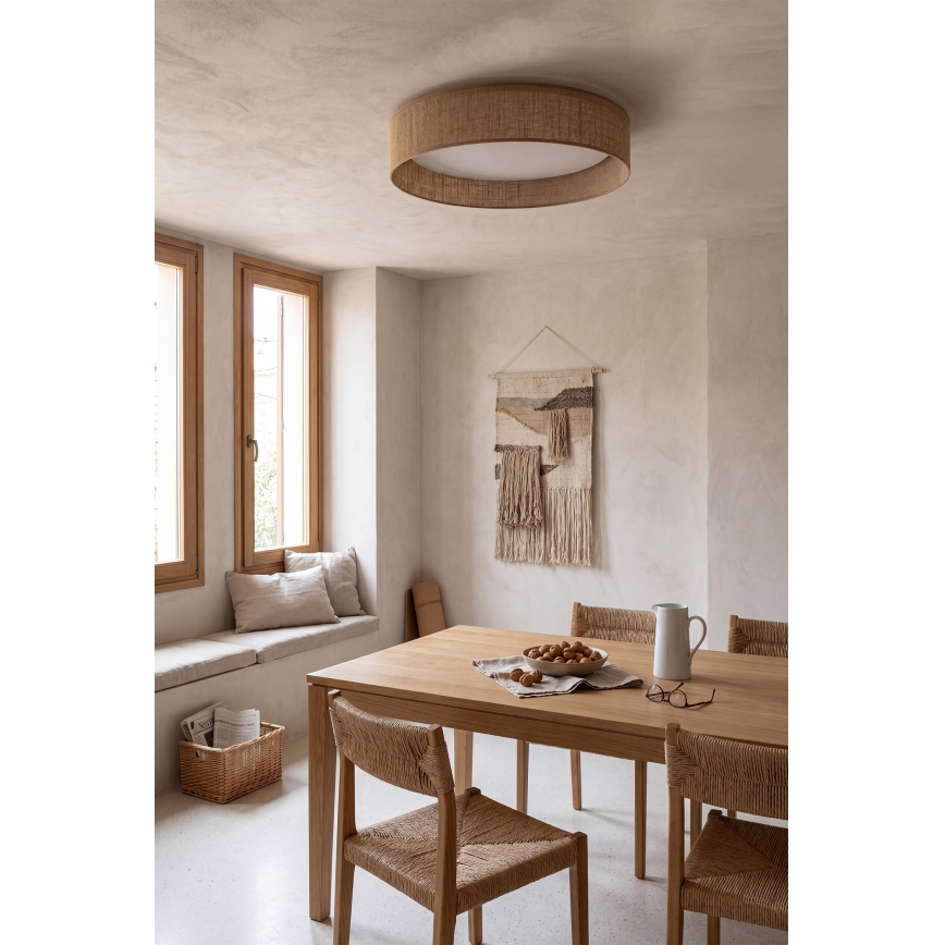 Brilagi - Zatemnjevalna LED stropna svetilka VELVET SMART VARI LED/24W/230V 3000-6500K premer 45 cm bež + daljinski upravljalnik
