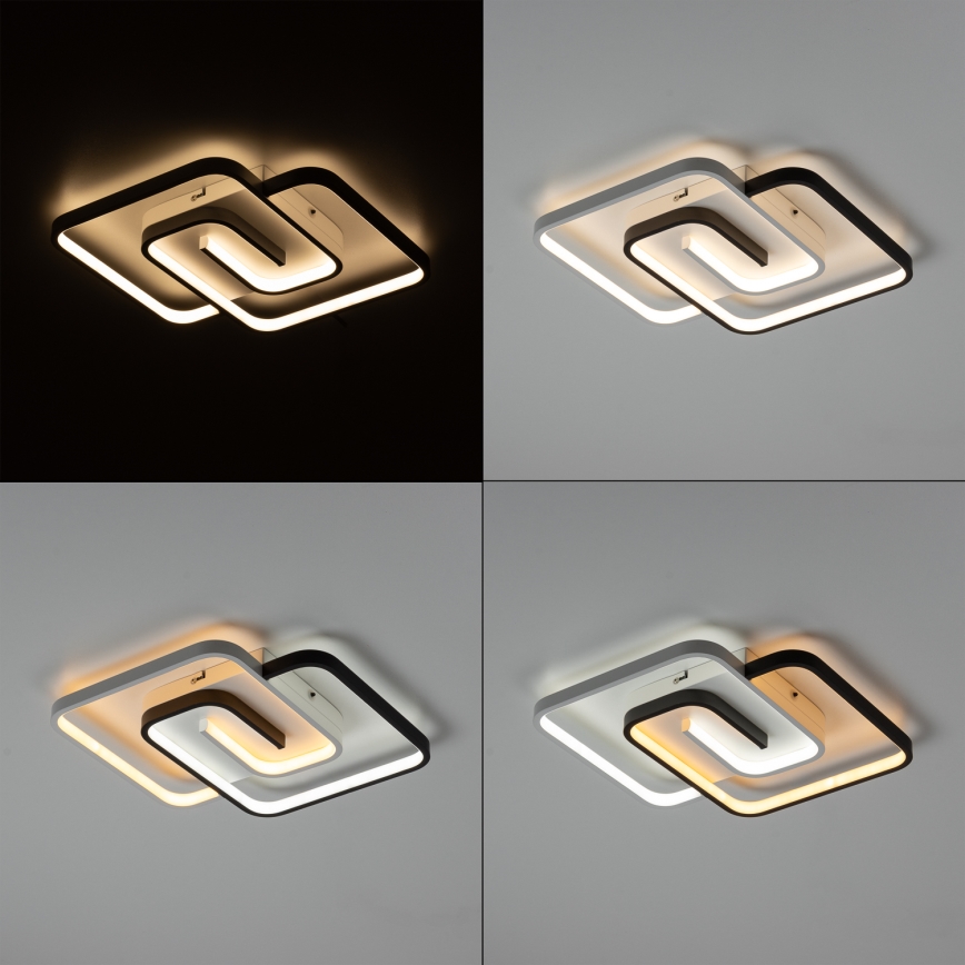 Brilagi - LED zatemnjevalna stropna svetilka VELO LED/64W/230V 48x48 cm 3000-6500K + daljinski upravljalnik