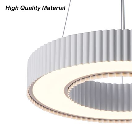 Brilagi - Zatemljiv lestenec na napetem kablu LUMIX LED/48W/230V 3000-6000K bela, premer 50 cm + daljinski upravljalnik