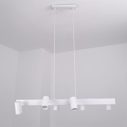 Brilagi - LED RGBW zatemnljiv viseči lestenec na jeklenem lanku SELE 6xGU10/6,5W/230V 2700-6500K bel + z daljinskim upravljalnikom