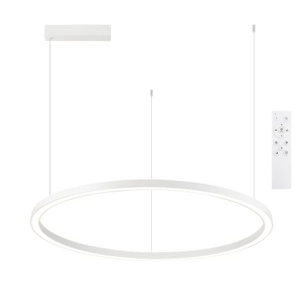 Brilagi - LED zatemljiv viseči lestenec na kablu PORTOFINO LED/60W/230V 3000-6000K premer 80 cm bela + daljinski upravljalnik