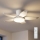 Brilagi - zatemnljiv stropni ventilator z LED/32W/230V, premer 95 cm, bel + daljinski upravljalnik
