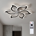 Brilagi - zatemnljiv stropni ventilator z LED, 34 W, 230 V, premer 83 cm, črn + daljinski upravljalnik