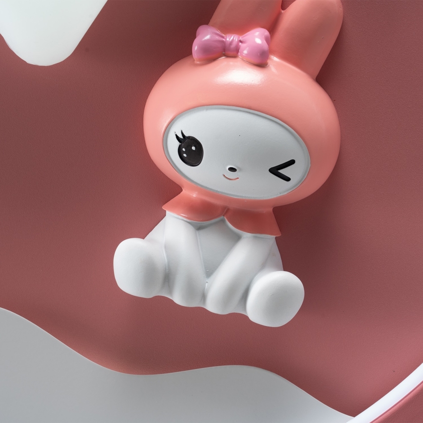 Brilagi - LED stropna svetilka za otroke BUNNY z zatemnitvijo LED/83W/230V 3000-6000K Ø 49 cm + daljinski upravljalnik