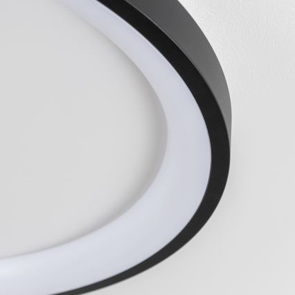 Brilagi - LED zatemnitveno stropno svetilo FALCON SLIM LED/42W/230V 3000-6500K Ø 50 cm črna + daljinski upravljalnik