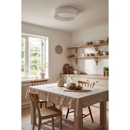 Brilagi - LED zatemnljivo stropno svetilo VELVET SMART VARI LED/36W/230V 3000-6500K premer 55 cm bela + daljinski upravljalnik