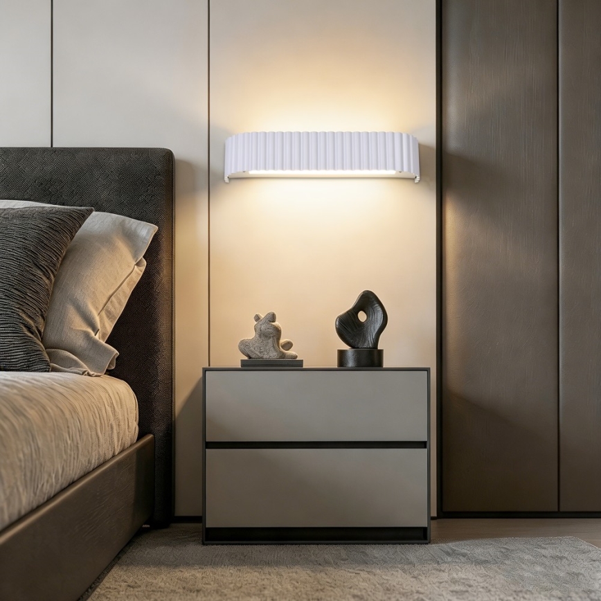 Brilagi - LED zatemnljivo stensko svetilo FALCON MODERN LED/14W/230V 3000-6000K 40 cm bela + daljinski upravljalnik