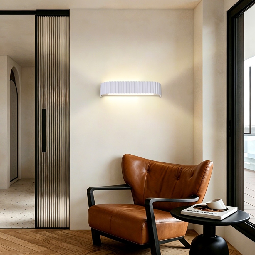 Brilagi - LED zatemnljivo stensko svetilo FALCON MODERN LED/14W/230V 3000-6000K 40 cm bela + daljinski upravljalnik