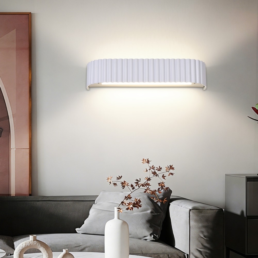 Brilagi - LED zatemnljivo stensko svetilo FALCON MODERN LED/14W/230V 3000-6000K 40 cm bela + daljinski upravljalnik