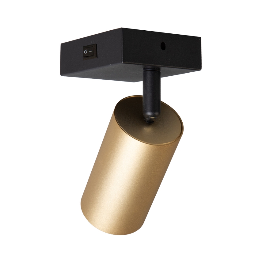 Brilagi - LED RGBW zatemljivo stensko točkovno svetilo SELE 1xGU10/6W/230V 3000K črna/zlata + daljinski upravljalnik