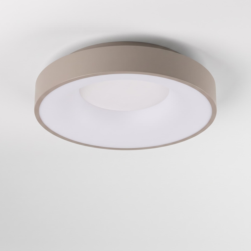 BRILAGI - LED zatemnjevalna stropna svetilka FALCON II LED/67W/230V 3000-6500K premer 40 cm bela/bež + daljinski upravljalnik
