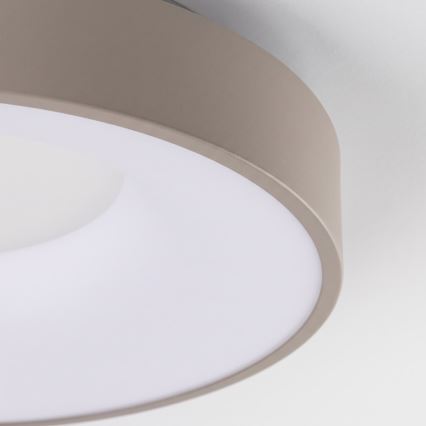 BRILAGI - LED zatemnjevalna stropna svetilka FALCON II LED/67W/230V 3000-6500K premer 40 cm bela/bež + daljinski upravljalnik