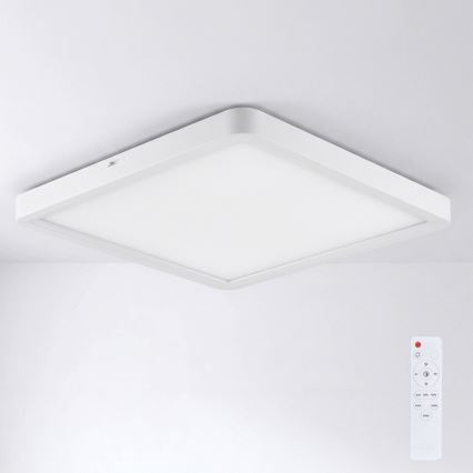 Brilagi - LED zatemnjiva stropna svetilka ESTELA SQUARE LED/36W/230V 3000-6500K 31x31 cm bela + daljinski upravljalnik