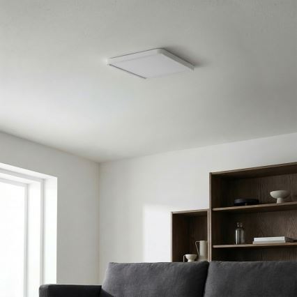 Brilagi - LED zatemnjiva stropna svetilka ESTELA SQUARE LED/36W/230V 3000-6500K 31x31 cm bela + daljinski upravljalnik