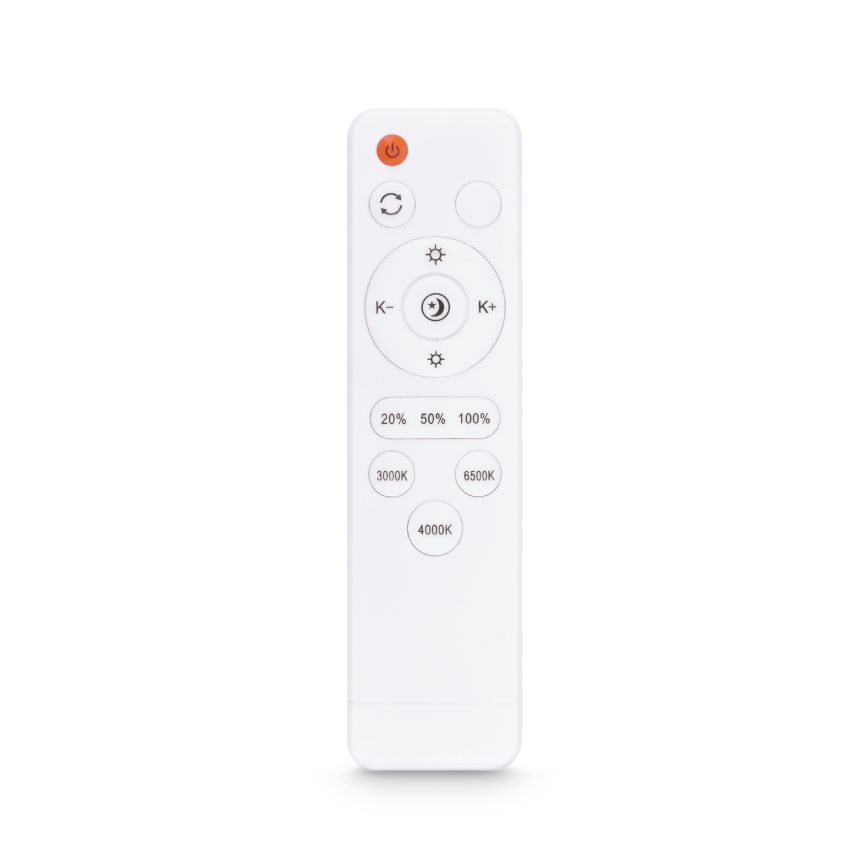 Brilagi - LED zatemnjiva stropna svetilka ESTELA SQUARE LED/36W/230V 3000-6500K 31x31 cm bela + daljinski upravljalnik