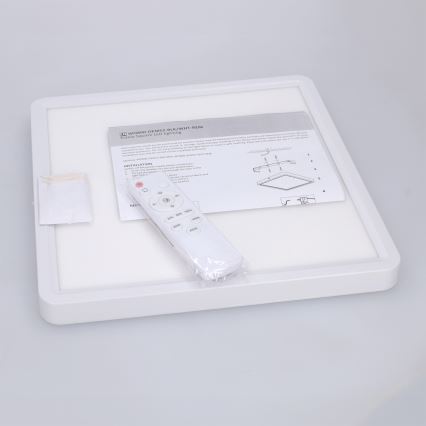 Brilagi - LED zatemnjiva stropna svetilka ESTELA SQUARE LED/36W/230V 3000-6500K 31x31 cm bela + daljinski upravljalnik