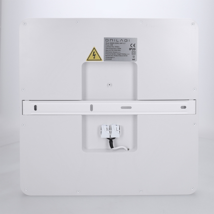 Brilagi - LED zatemnjiva stropna svetilka ESTELA SQUARE LED/36W/230V 3000-6500K 31x31 cm bela + daljinski upravljalnik