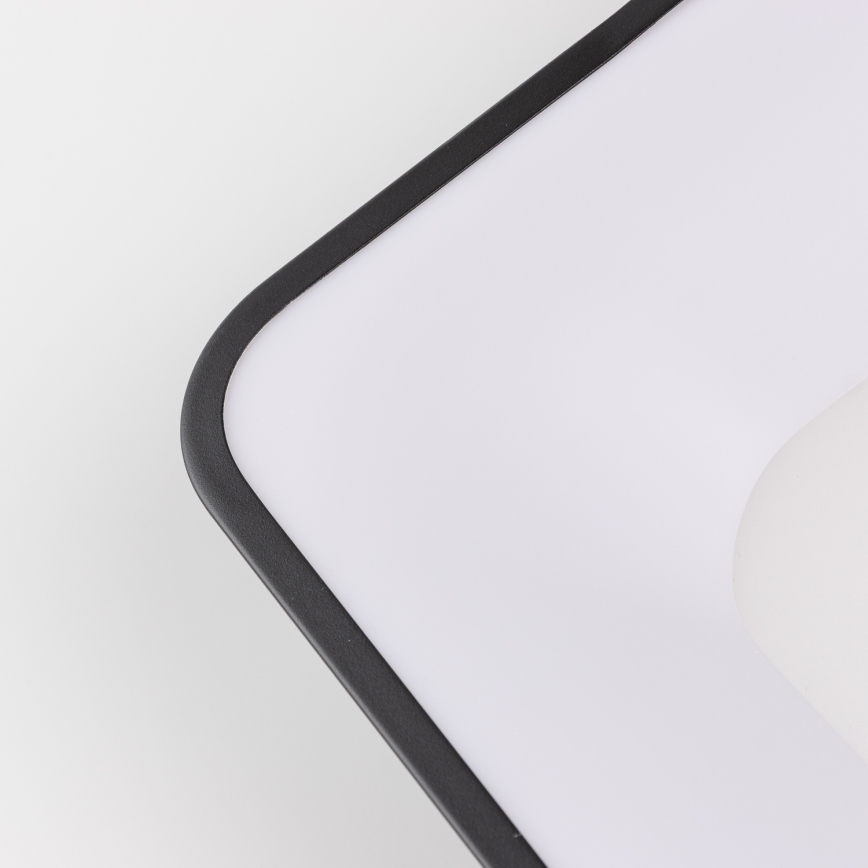 Brilagi - LED zatemnjevalna stropna svetilka FALCON II LED/80W/230V 3000-6500K 40x40 cm črna + daljinski upravljalnik