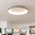 BRILAGI - Zatemnljivo LED stropno svetilo FALCON II LED/99W/230V 3000-6500K premer 60 cm bela/bež + daljinski upravljalnik