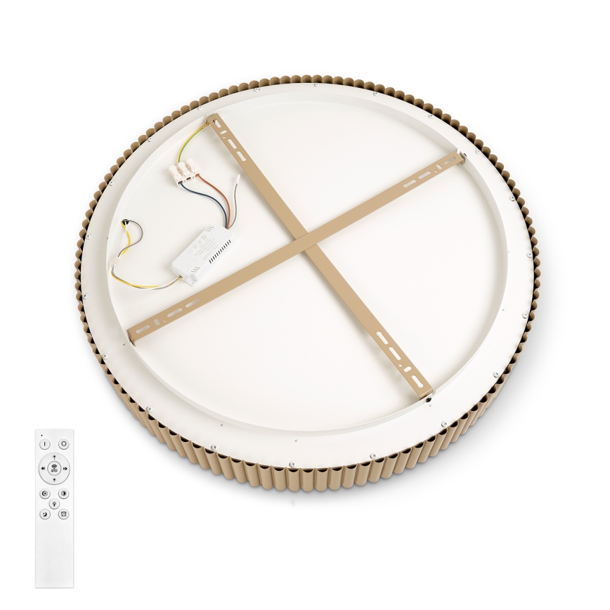 Brilagi - LED zatemnljivo stropno svetilo FALCON MODERN LED/54W/230V 3000-6500K 60 cm bež + daljinski upravljalnik