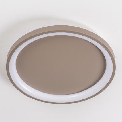 BRILAGI - LED stropna svetilka FALCON SLIM LED/42W/230V 3000-6500K premer 50 cm bež + daljinski upravljalnik (z možnostjo zatemnitve)