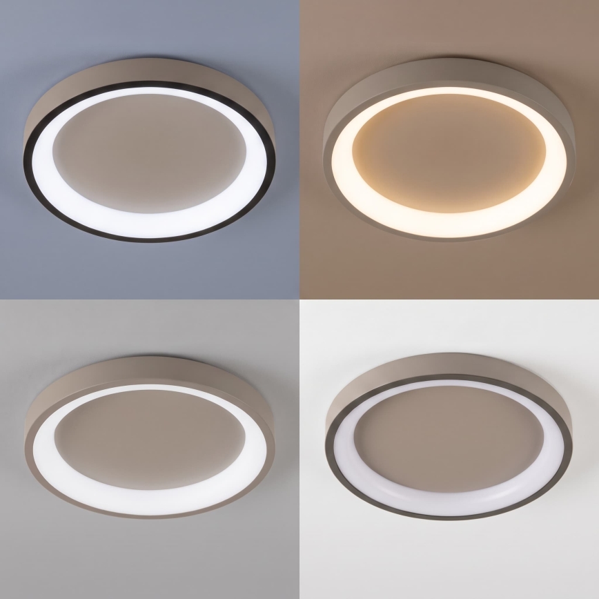BRILAGI - LED stropna svetilka FALCON SLIM LED/42W/230V 3000-6500K premer 50 cm bež + daljinski upravljalnik (z možnostjo zatemnitve)