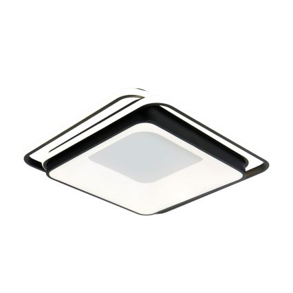 Brilagi - LED zatemnljivo stropno svetilo FLARE LED/102W/230V 3000-6000K 50x50 cm črna + daljinski upravljalnik