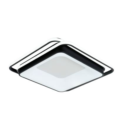 Brilagi - LED zatemnljivo stropno svetilo FLARE LED/102W/230V 3000-6000K 50x50 cm črna + daljinski upravljalnik