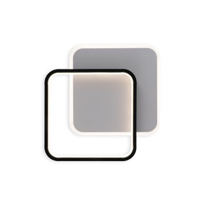 Brilagi - Zatemnljivo LED stropno svetilo FLARE LED/43W/230V 3000-6000K 39,5x45 cm bela/črna + daljinski upravljalnik