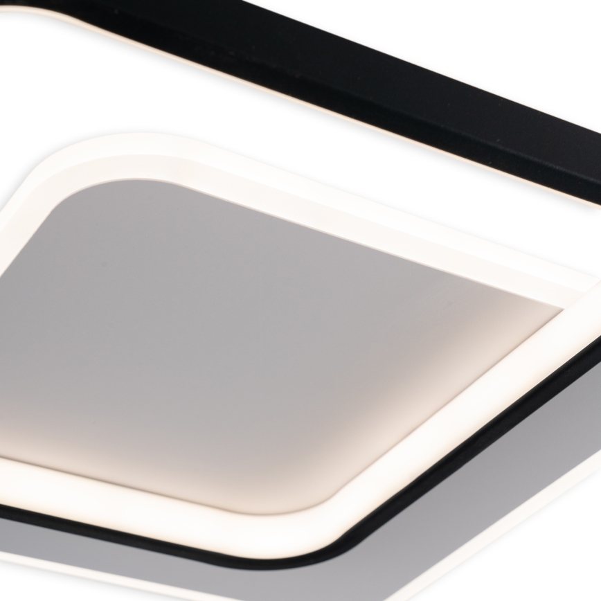 Brilagi - Zatemnljivo LED stropno svetilo FLARE LED/43W/230V 3000-6000K 39,5x45 cm bela/črna + daljinski upravljalnik